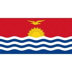  Kiribati Flag Sheet of 21 Personalised Glossy Stickers or 