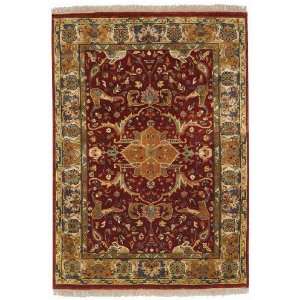   Knotted Indian Babylon Collection Kirman Design Rug