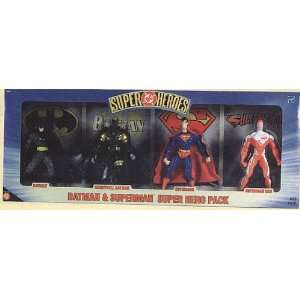  Set of 4 Superman, Batman, Superman Red, & Knightfall: Toys & Games