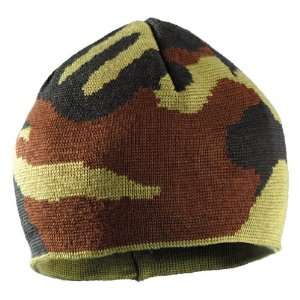  Knit Beanie Hat Winter Liner Camo One Size: Home 