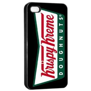  Krispy Kreme Doughnuts Logo Case for Iphone 4/4s (Black 