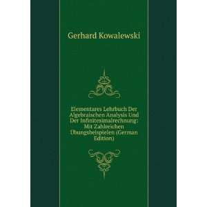   (German Edition) (9785875228889) Gerhard Kowalewski Books