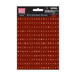   Alphabet Stickers 4X6 Sheets 2/Pkg   Brownie Arts, Crafts & Sewing