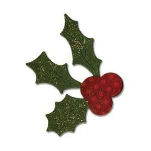   Basic Grey Holly With Berries #5; 3 Items/Order: Arts, Crafts & Sewing