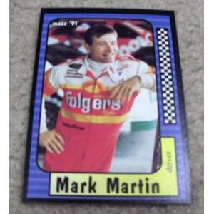  1991 Maxx Mark Martin # 6 Nascar Racing Card: Sports 