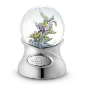  Personalized Cloisonnï¿½ Butterfly Snow Globe Gift 