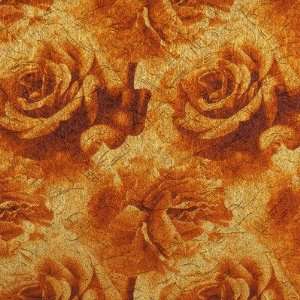  Bling Lavish Rose Wallpaper Color Metallic Golds / Brown 