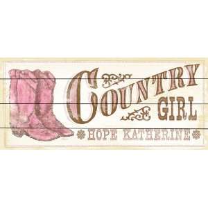  country girl vintage sign: Home & Kitchen