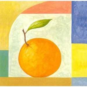  Cheerful Orange Poster Print