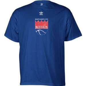  Sacramento Kings adidas Classic Logo T Shirt: Sports 