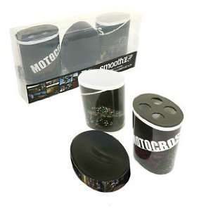  Smooth 3 Piece MX Bathroom Accessory Kit: Home & Kitchen