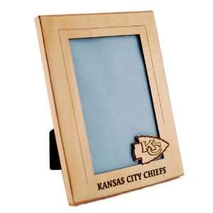   Kansas City Chiefs 5x7 Vertical Wood Picture Frame: Sports & Outdoors