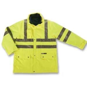  R3 Safety 24386 HI VIZ Jacket, Weatherproof, XX Large 