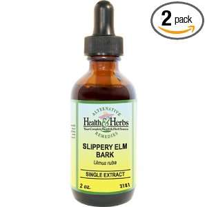 Alternative Health & Herbs Remedies Slippery Elm, 1 Ounce Bottle (Pack 