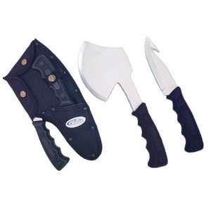  Gut Hook Knife and Axe Combo: Sports & Outdoors