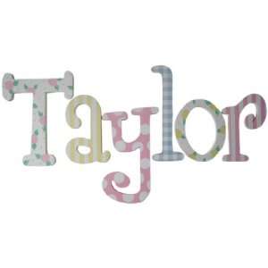  hand painted wooden letters taylors whimsy