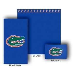   Gators Fitted/Flat Bed Sheet and Pillow Case Set