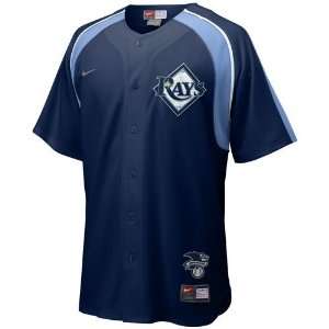 Nike Tampa Bay Rays Navy Blue Home Plate Baseball Jersey:  
