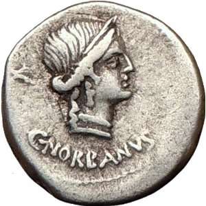   Republic C. Norbanus 83BC VENUS FASCIST SYMBOLS Ancient Silver Coin