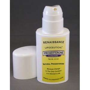  Renaissance Natural Progesterone Cream , 3.5 oz. Pump 