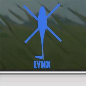  LYNX Blue Decal Military Soldier Car Truck Window Blue 