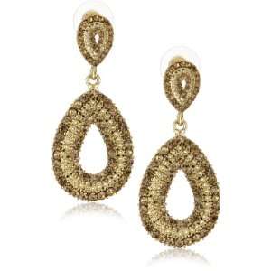  Leslie Danzis Multi Topaz Crystal Drop Earrings: Jewelry