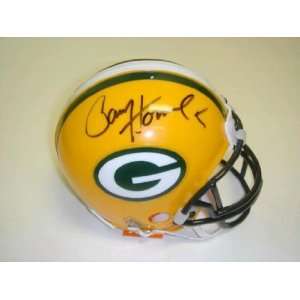 Paul Horning Autographed Mini Helmet   Green Bay Packers   Autographed 
