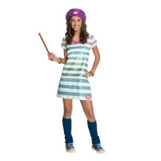 Wizards of Waverly Place Alex Striped Dress Costume, Small