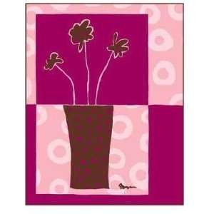  Minimalist Flowers In Pink III Poster Print