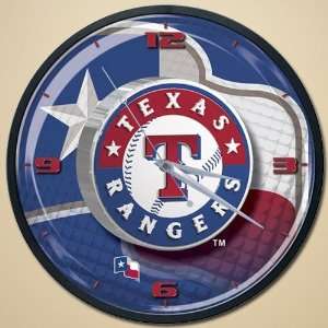    Texas Rangers High Definition Wall Clock