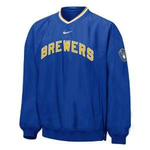   Milwaukee Brewers Nike Staff Ace Pullover Windshirt: Sports & Outdoors
