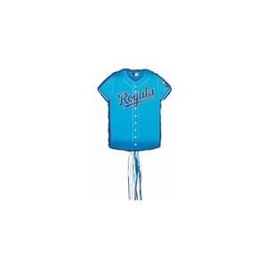   City Royals Baseball   Shirt Shaped Pull String Pinata: Toys & Games