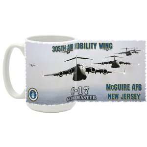    USAF 305th Air Mobility Wing C 17 Coffee Mug