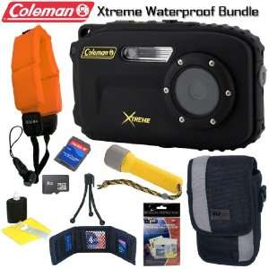  Coleman C5WP BK Xtreme 12MP 33ft. Waterproof 8GB Digital 