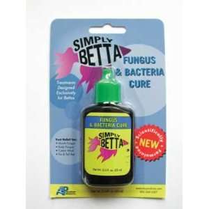 SIMPLY BETTA FUNGUS & BACTERIA CURE 3/4OZ (6PC)   CARDED  