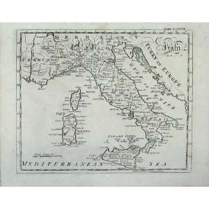 Encyclopaedia Britannica Map Atlas Italy Corsica Sicily  