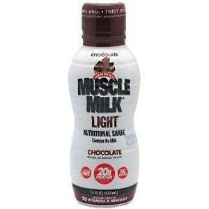  Cytosport Muscle Milk Light RTD, Chocolate, 12  14 oz (414 