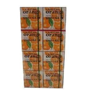 Marukawa Gum Orange Bubble, 8 Count, 0.19 Ounce Packages (Pack of 24 
