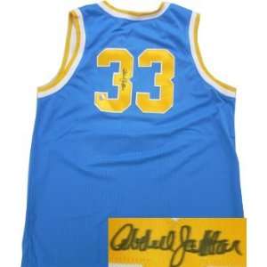 Kareem Abdul Jabbar UCLA Bruins Custom Blue Jersey:  Sports 