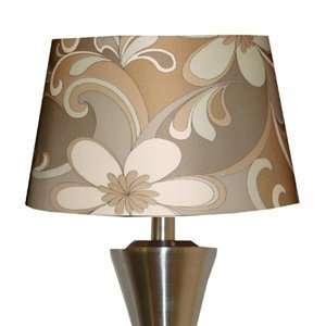   Retro Floral Large Drum Lamp Slipcover Lamp Shade: Home Improvement