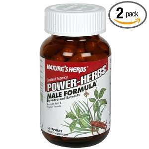 Twinlab Natures Herbs Power Herbs Male Formula Capsules, 60 Capsules 