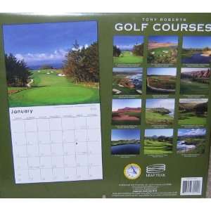  2010 Golf Courses 16 Month Wall Calendar: Office Products