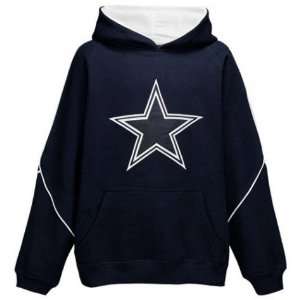  Youth Dallas Cowboys Navy Blue Reverse Hoody Sweatshirt 