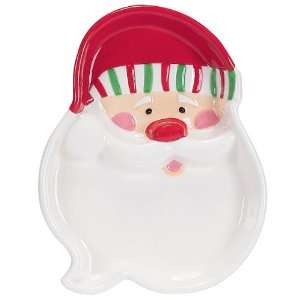  Boston Warehouse Candy Claus Snack Plate: Kitchen & Dining