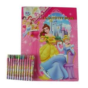  Disney Princess Coloring Book   Princess Activity Book w 
