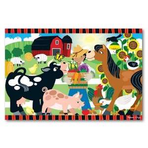  Happy Harvest Farm Floor Puzzle: Toys & Games