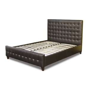  Zen Bonded Leather Tufted Bed