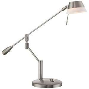  Lite Source Sofronia Polished Steel Desk Lamp: Home 