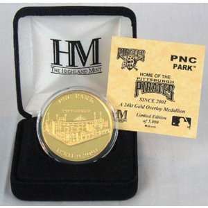  BSS   PNC Park 24KT Gold Commemorative Coin Everything 