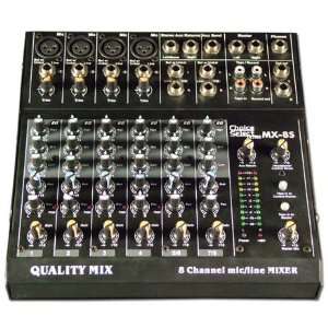  Choice Select Ultra Model MX 8S Audio Mixer 8 in XLR/1/4in 
